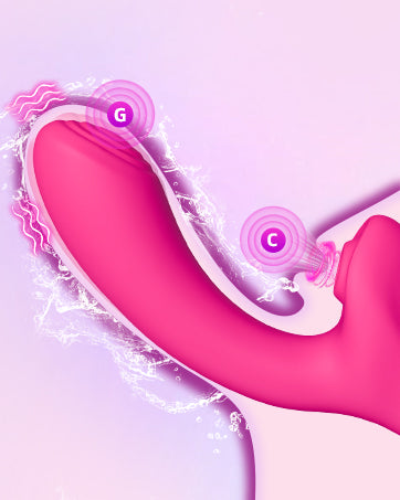 Sucking Hither Stimulation Vibrating Rod