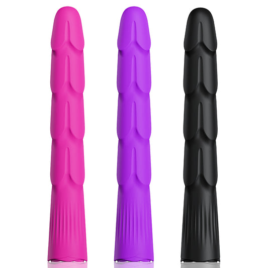 SEVEN GE | Realistic Vibrator Dildo for Women,Sex Toys Clitoris G Spot Anal Stimulator with 10 Vibration Mode,Soft Silicone & Flexible Dildo for Clitoral Nipple Stimulation,Waterproof Adult Sex Toys for Couples