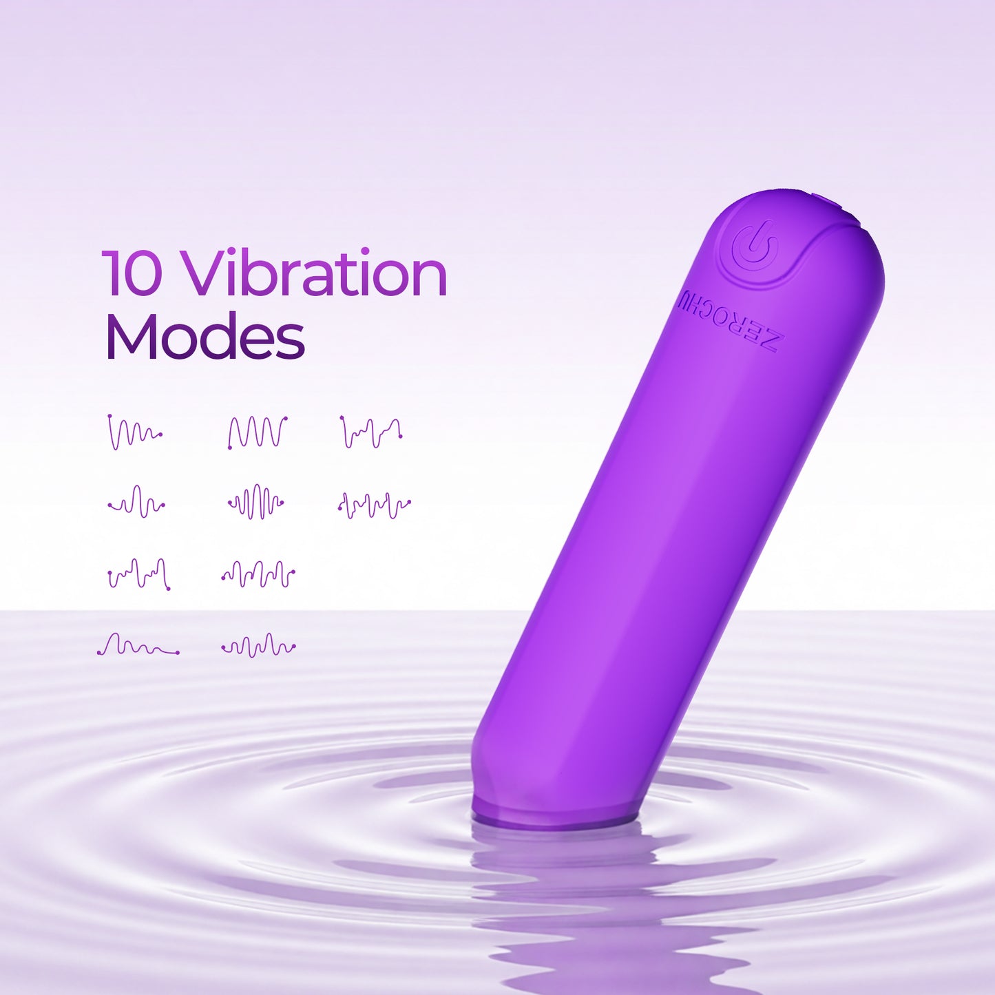 Bullet vibrator sex toy-ZEROCHU Rose Bullet Vibrator