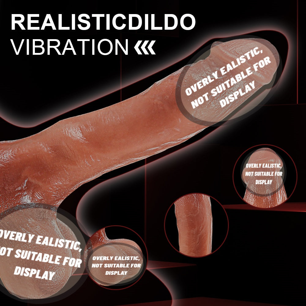 Thrusting Dildo Vibrator Sex Toys for Women Realistic Dildos 6in1 Penis with Suction Cup 9 Vibrations & 3 Thrusting Swing, Heating Modes Anal Dildo with Remote Control Couple Adult Sex Toys & Games