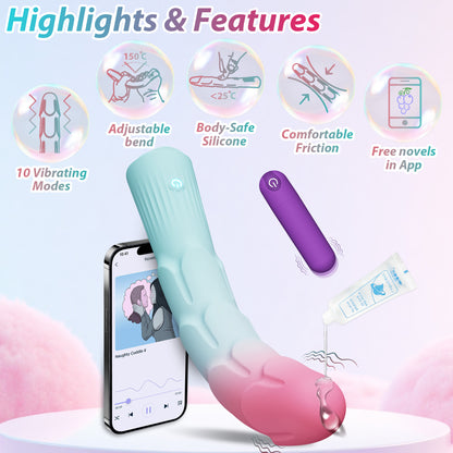 Seven Ge Sex Toys Vibrator Wand with Bullet Vibrator Set