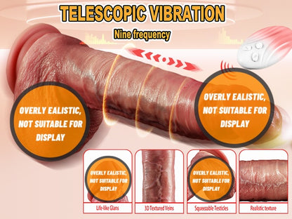 THRUSTING DILDO VIBRATOR SEX TOYS