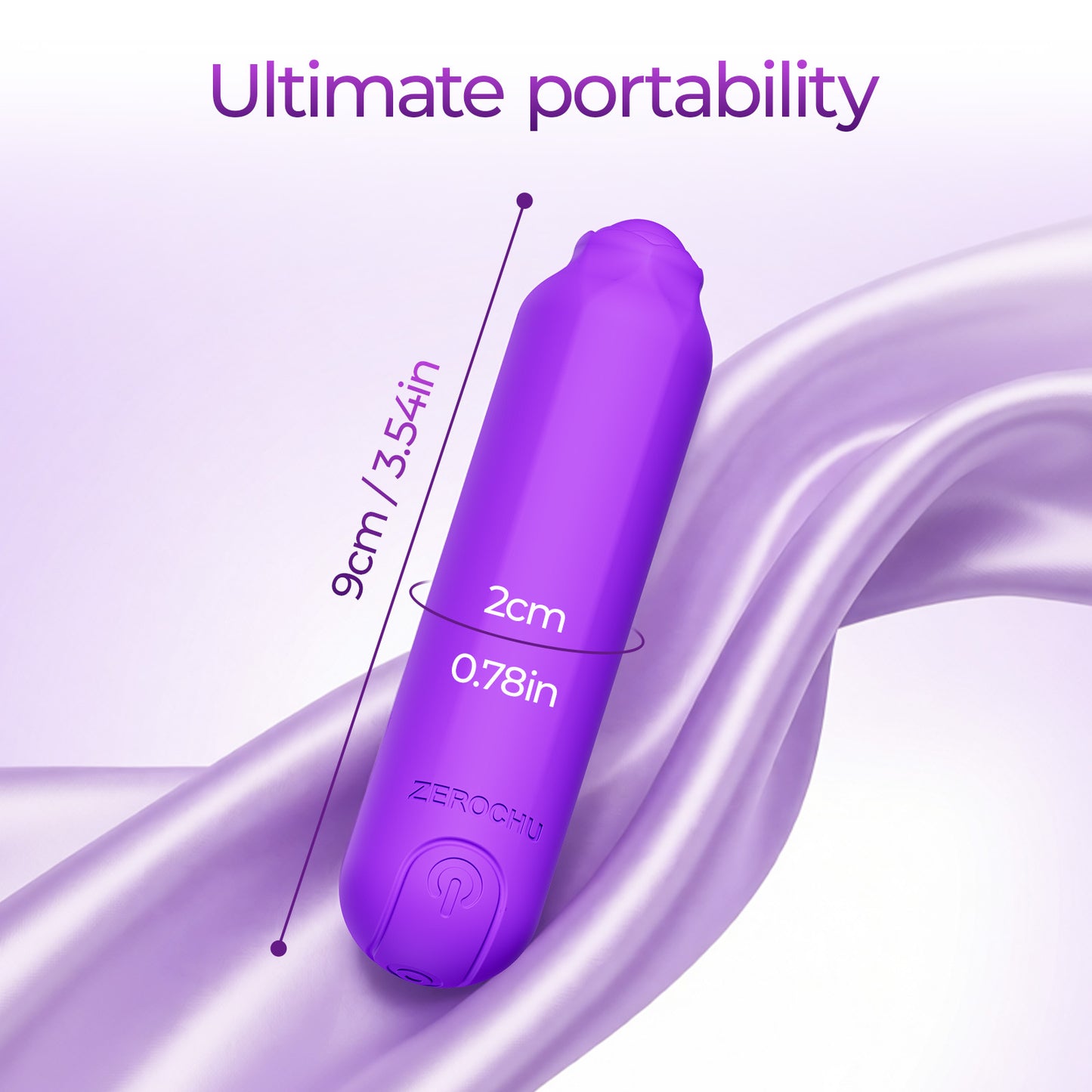 Bullet vibrator sex toy-ZEROCHU Rose Bullet Vibrator